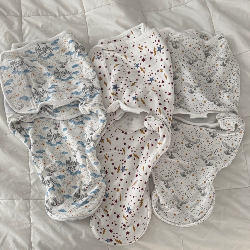 aden + anais 0-3 100% cotton Harry Potter swaddle wraps